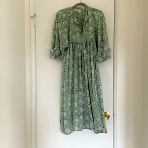 Daughters of India Kyra dress in Teal